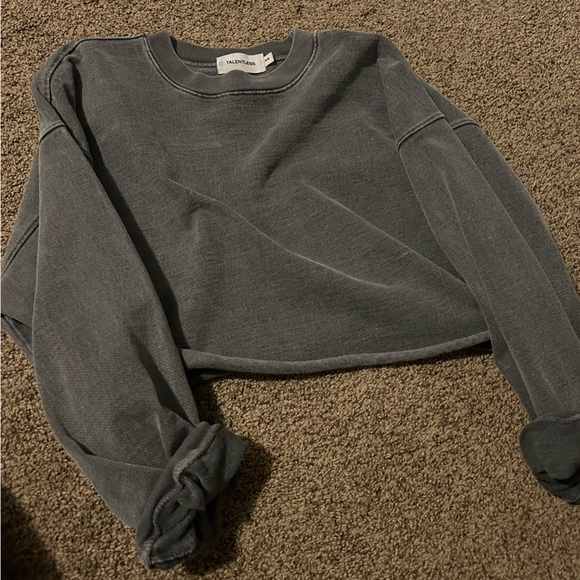 Real Talentless Cropped Hoodie - Picture 2 of 2